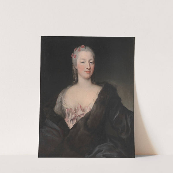 Portrait of Teresa Agnese Doria di Ciriè Marchesa del Maro (1721-1764), great-grandmother of Camillo Benso Conte di Cavour, by Maria Giovanna Clementi