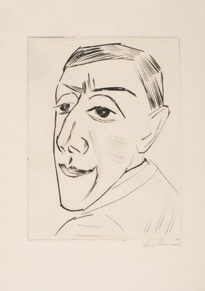 Portrait of the actor N. M. Zeretelli (1924)