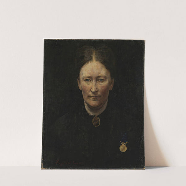 Portrait of the Actress Laura Gundersen by Hans Heyerdahl