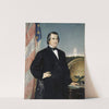 Portrait of the American President Andrew Johnson by Frank Buchser