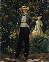 Portrait of the American Secretary of State William H. Seward in the Garden