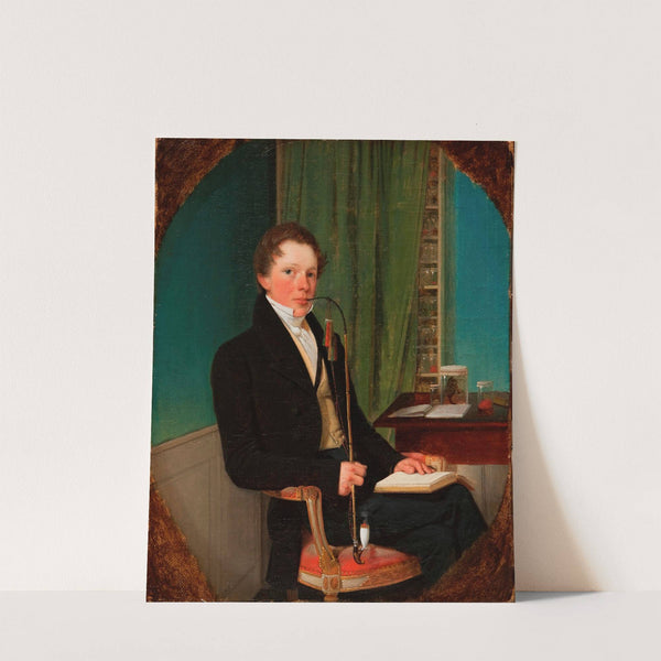 Portrait of the anatomist Henrik Carl Bang Bendz. The artist's brother by Wilhelm Bendz