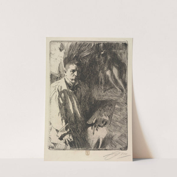 Portrait of the Artist and His Model (1899) by Anders Zorn