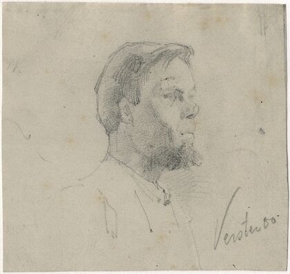 Portrait of the artist G.H. Breitner
