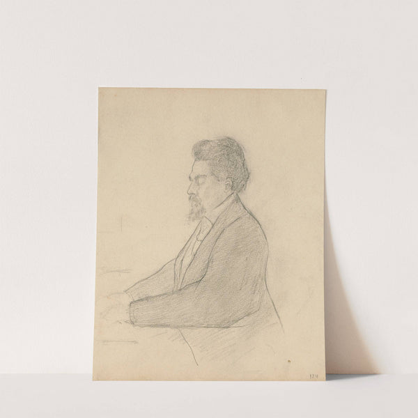 Portrait of the artist Jan Toorop by Theo van Hoytema