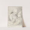 Portrait of the Artist with His Younger Brother, Augustin Saint-Aubin (1771) by Imitator of Gabriel Jacques de Saint-Aubin