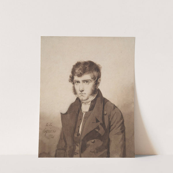 Portrait of the Artist’s Brother, Leopold (1821) by Auguste Xavier Leprince