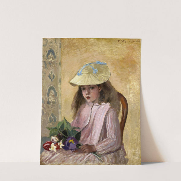 Portrait of the Artist’s Daughter (1872) by Camille Pissarro