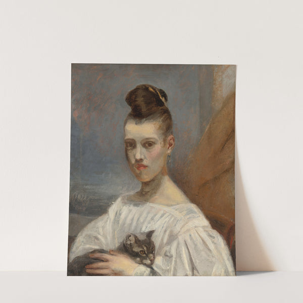 Portrait Of The Artist’s Daughter, Clara by Antoine-Louis Barye