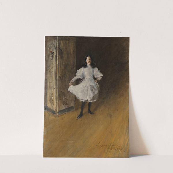 Portrait of the Artist's Daughter (Dorothy) by William Merritt Chase