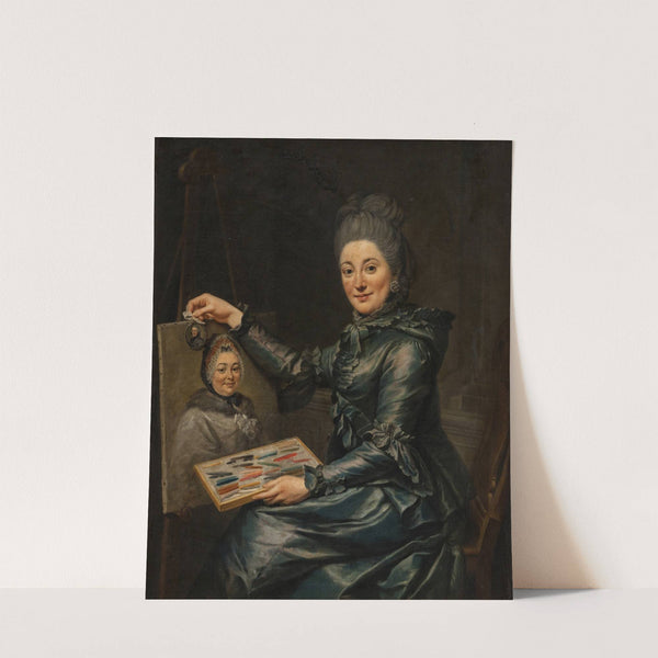 Portrait of the Artist’s Daughter Elisabeth, Married Lampe (1730 - 1776) by Johann Georg Ziesenis