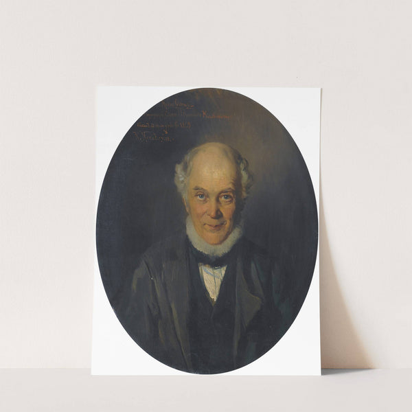 Portrait Of The Artist's Father, Egor Ivanovich Makovsky by Konstantin Egorovich Makovsky