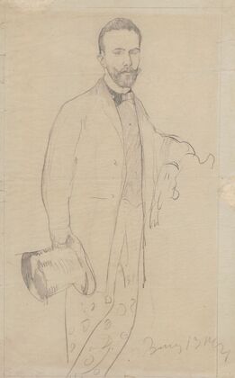 Portrait of the artist’s father, Włodzimierz Waliszewski (1914) — size preview