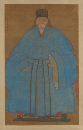 Portrait of the artist’s great-granduncle Yizhai at the age of eighty-five — size preview
