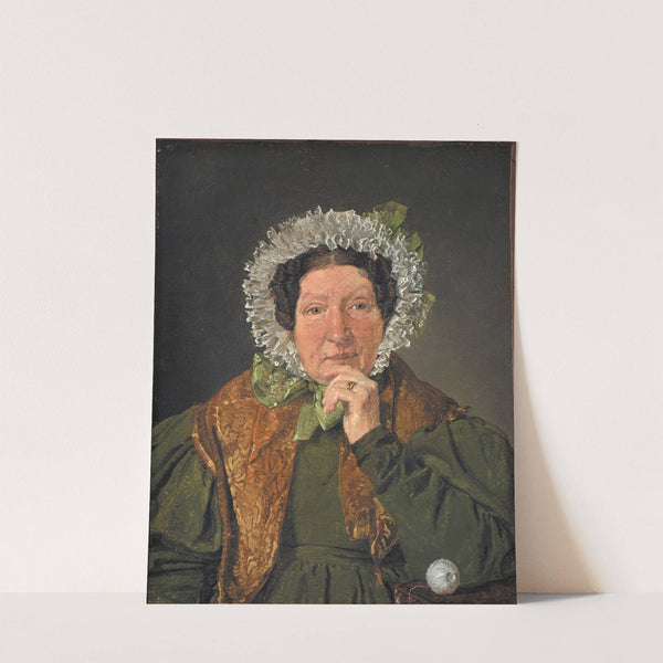 Portrait of the Artist´s Mother, Cecilia Margrethe Købke, née Petersen by Christen Købke