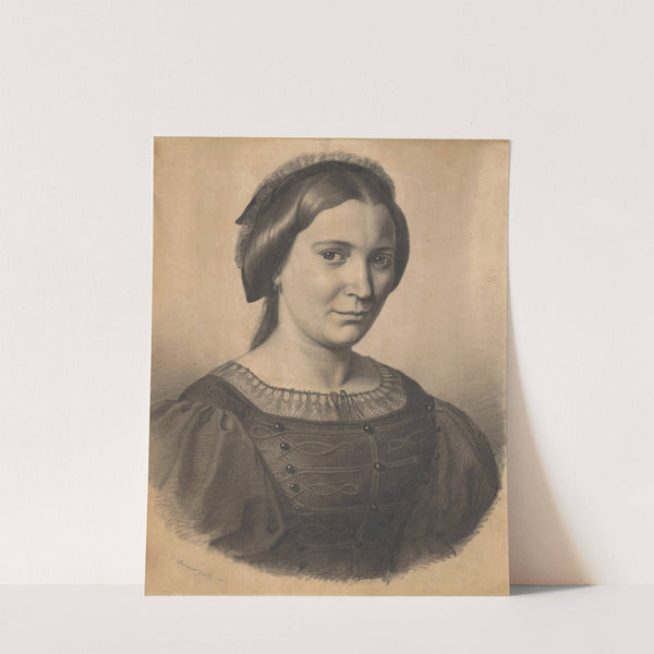 Portrait of the artist's mother (Gizela Lanszgallnerová) by Gyula Benczúr