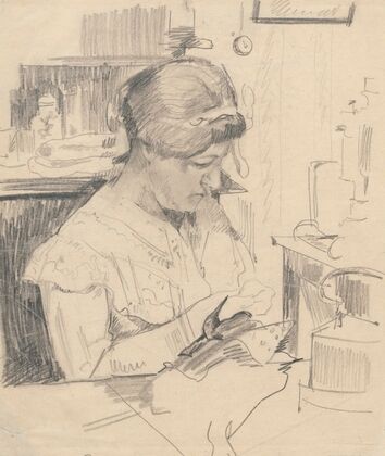 Portrait of the artist’s mother, Michalina Waliszewska — size preview