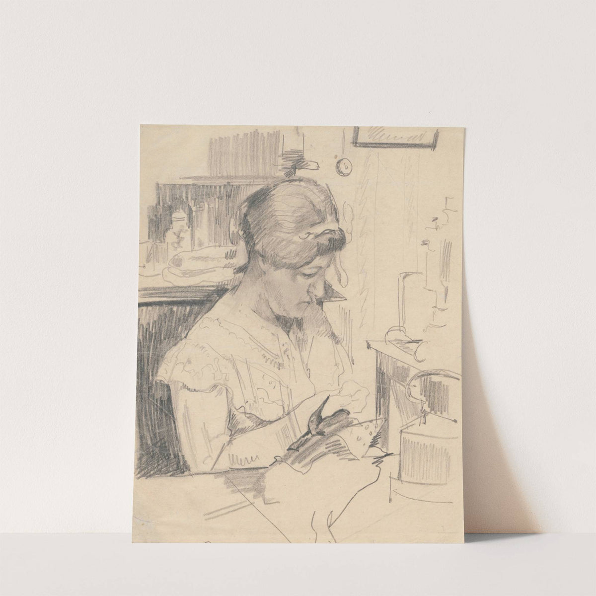 Portrait of the artist’s mother, Michalina Waliszewska by Zygmunt Waliszewski