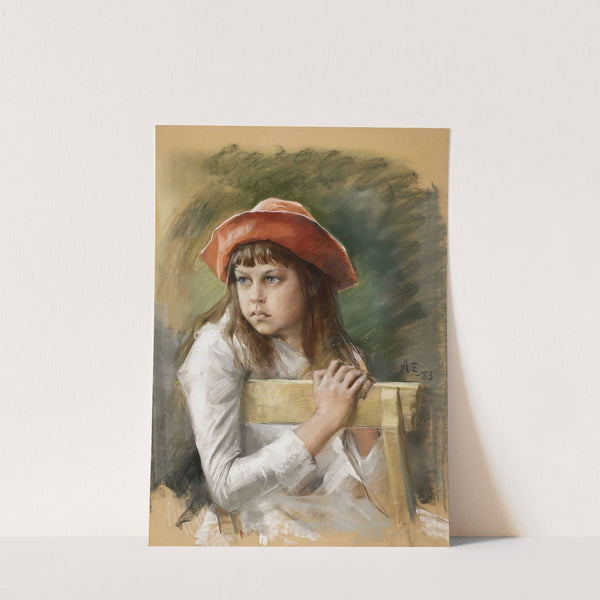 Portrait of the Artist’s Sister Berta Edelfelt (1883) by Albert Edelfelt