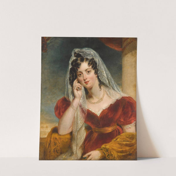 Portrait of the artist's sister Sarah Wyatt Gray, née Wood (b. 1812) by John Wood