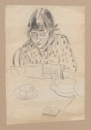 Portrait of the artist’s sister Waleria (1915) — size preview