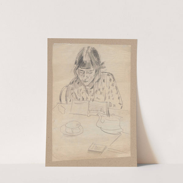 Portrait of the artist’s sister Waleria (1915) by Zygmunt Waliszewski