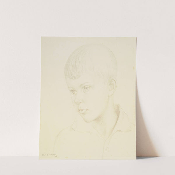 Portrait of the artist's son, Michael by Roland Hipkins