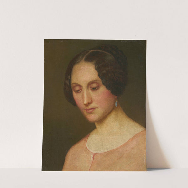 Portrait of the Artist's Wife by Dionys Ganter