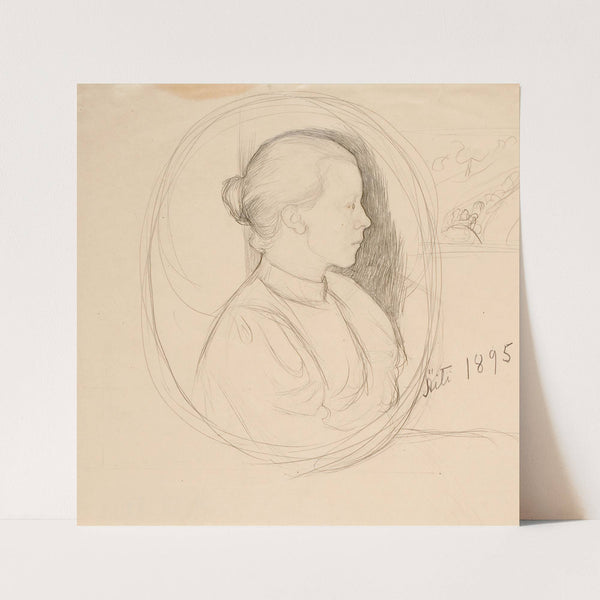 Portrait of the Artist’s Wife (1895) by Pekka Halonen