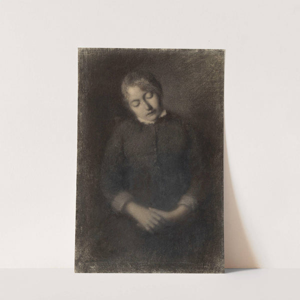 Portrait of the Artist’s Wife Asleep (Marie Guilloux) (c. 1880) by Albert Lebourg