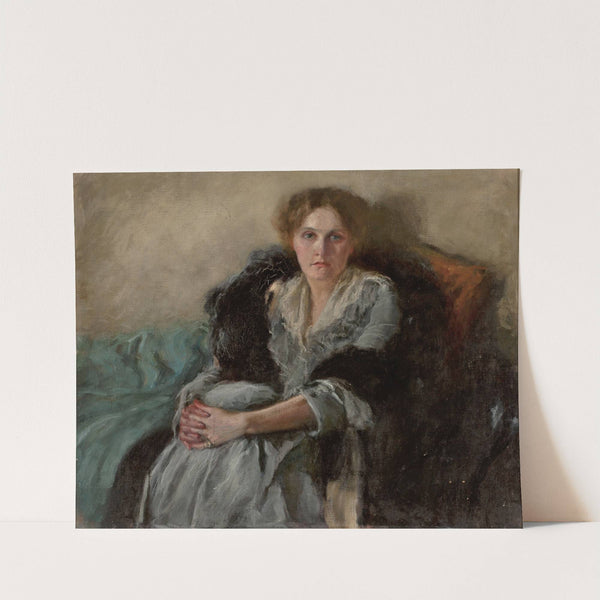 Portrait of the artist's wife, Leta Czajkowska (ca.1875–1947) by Józef Czajkowski