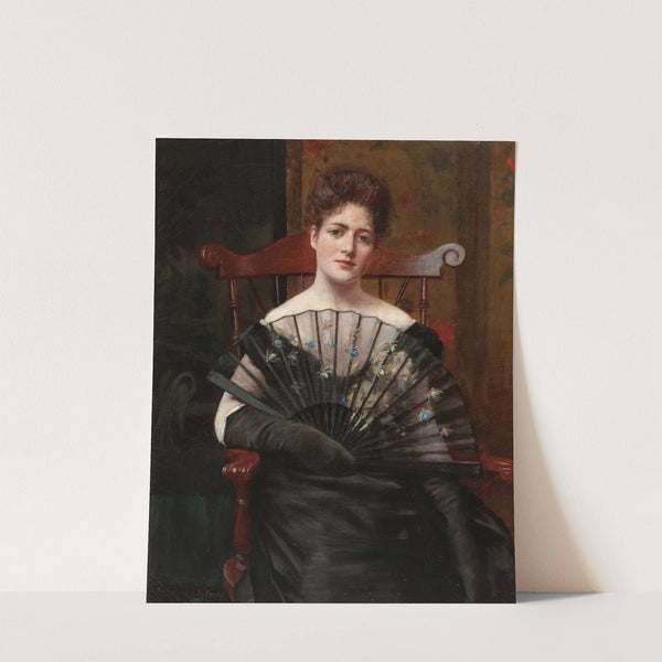 Portrait of the Artist's Wife, Margaret Cecilia Keenan by Frederick Warren Freer