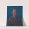Portrait of the Author Mons Lie by Thorvald Erichsen
