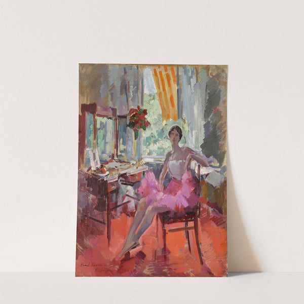 Portrait of the Ballerina Vera Trefilova by Konstantin Alexeevich Korovin