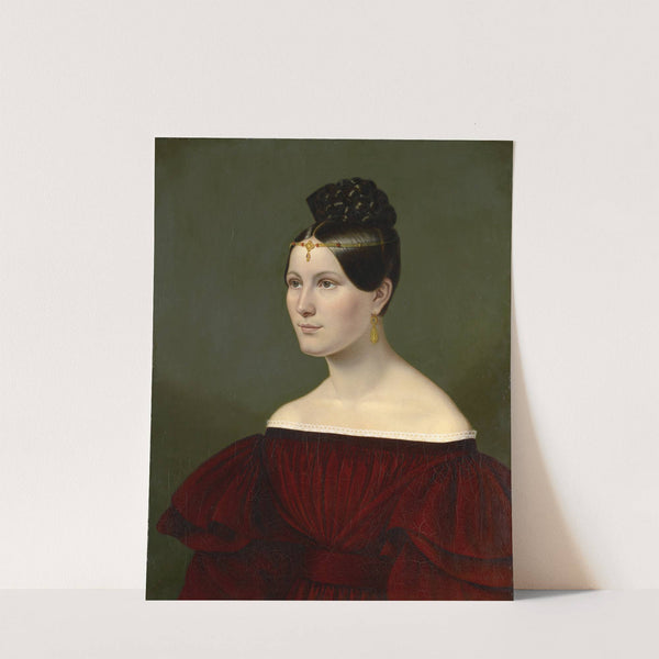 Portrait of the Baroness Auguste von Eichthal by Emilie Linder