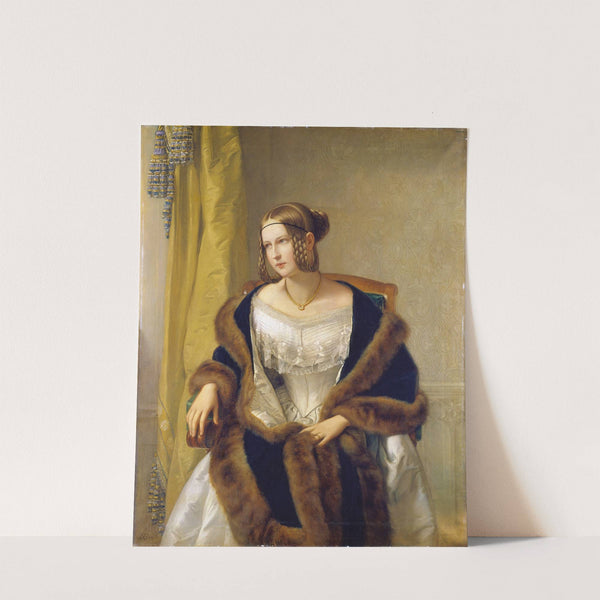 Portrait of the Baroness of Bernus by Philipp Veit