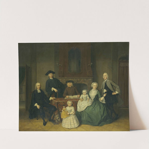 Portrait of the Brak Family, Amsterdam Mennonites by Tibout Regters