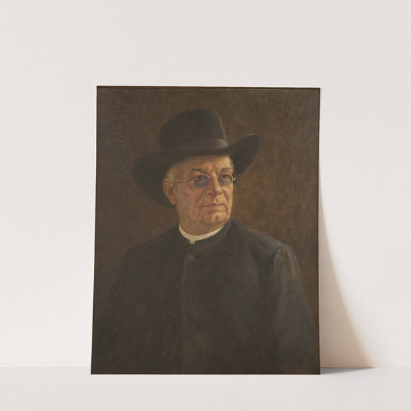 Portrait of the Clergyman Heinrich Hansjakob by Wilhelm Gustav Friedrich Hasemann