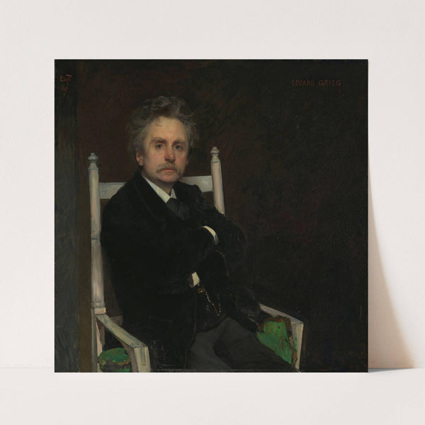 Portrait of the Composer Edvard Grieg by Eilif Peterssen
