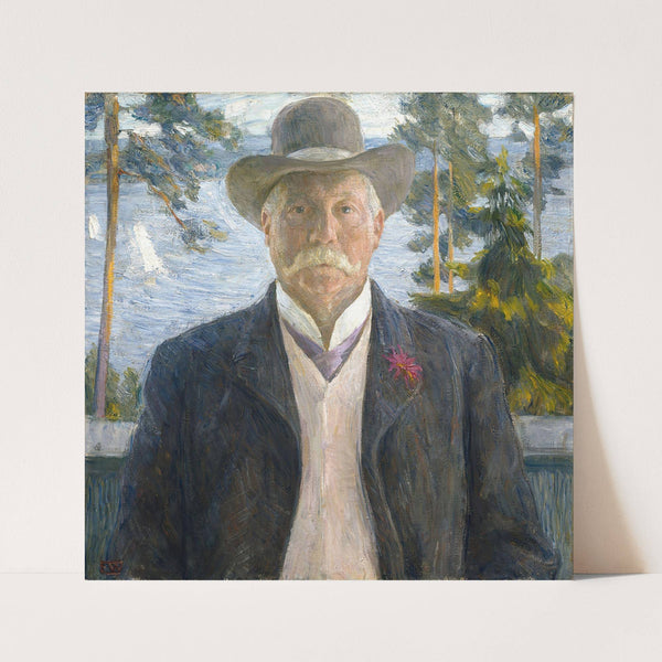 Portrait of the Composer Thorvald Lammers by Erik Werenskiold