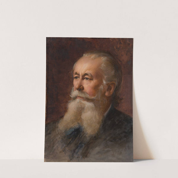 Portrait of the Concert Singer and Conductor Prof. Julius Stockhausen (1911) by Ottilie Wilhelmine Roederstein