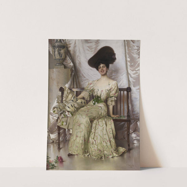 Portrait of the Contessa Nerina Pisani Volpi di Misurata. (1906) by Vittorio Matteo Corcos