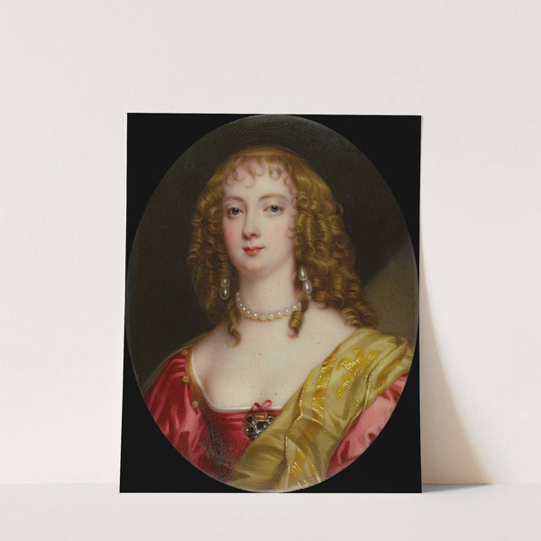 Portrait of the Countess of Bedford, after Anthony Van Dyck by Henry Bone