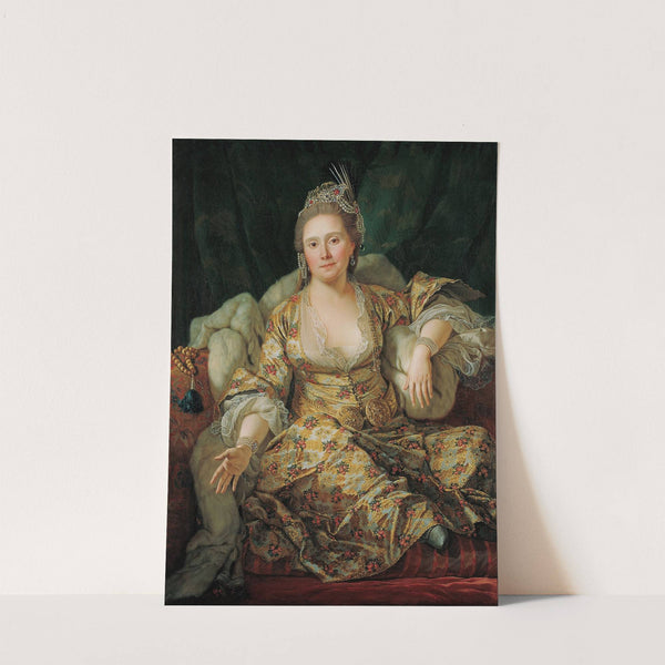 Portrait of the Countess of Vergennes in Turkish Attire by Antoine De Favray