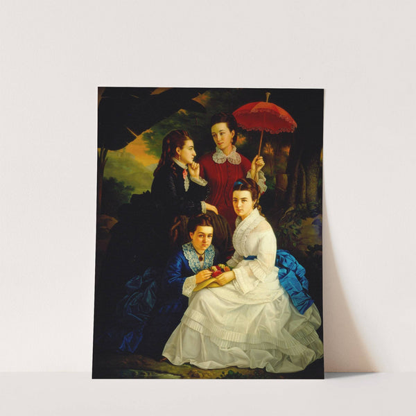 Portrait of the Daughters of Manuel Cordero by Juan Cordero