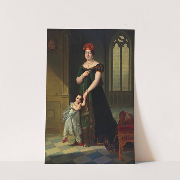 Portrait of the Duquesa de Frias and her son by François Joseph Kinson