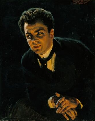 Portrait Of The German Actor Rudolf Rittner