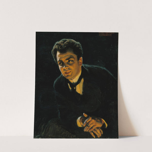 Portrait Of The German Actor Rudolf Rittner (1895) by Akseli Gallen-Kallela