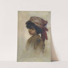 Portrait of the girl Teresina by Christian Wilhelm Allers