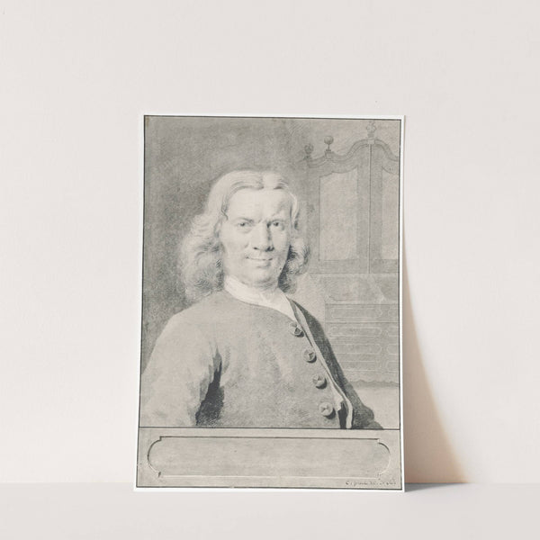 Portrait of the historian Simon Eikelenberg by Cornelis Pronk